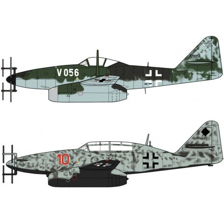 Messerschmitt Me-262V056 & Me-262B-1a/U1 NACHTJGER (Two kits in the box) Model kit
