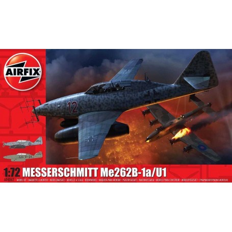 Messerschmitt Me-262B-1a Scheme 1: 10./NJG 11, W.Nr 111980, Red 12 + RAF VersionScheme 2: Avia CS-92 Czech AF As the first opera