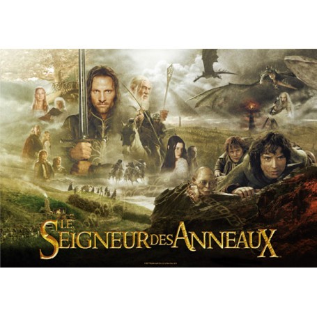 Lord Of The Rings LOTR Puzzle French Poster 1000pcs
