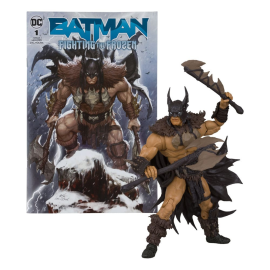 DC Direct Page Punchers and Comic Book Batman (Batman: Fighting The Frozen Comic) 18cm Action figure