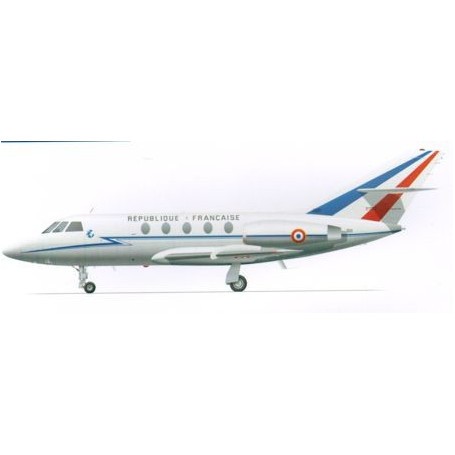 Dassault Falcon 20. Decals French Air Force Airplane model kit