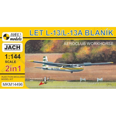 Let L-13/L-13A Blanik Aeroclub Workhorse (2 kits in 1) Model kit
