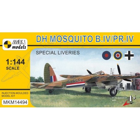de Havilland Mosquito B.IV / PR.IV 'Special Liveries' (RAF, BOAC, Luftwaffe) The de Havilland DH.98 Mosquito was a British multi