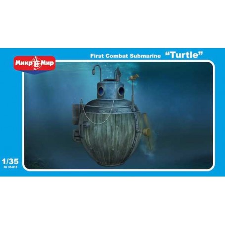 First combat submarine ''Turtle'' << Micro-Mir #35-015 1:35 scale