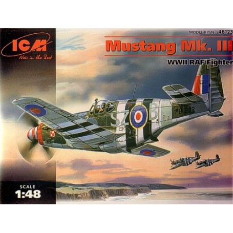 Mustang Mk.III Airplane model kit