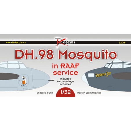 Decals de Havilland DH.98 Mosquito in RAAF service1 
