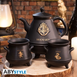 HARRY POTTER - Teapot - set with Hogwarts cauldrons 