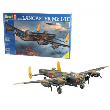 Avro Lancaster Mk.I/III (new tooling. Not Hasegawa). (The 4th picture shows the Revell Avro Lancaster with decals available sepa
