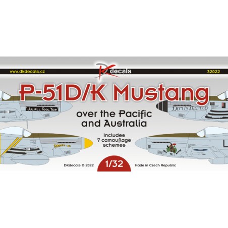 Decals North-American P-51D/K Mustang over the Pacific and Australia 1. P-51D Mustang, 44-63272 