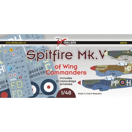 Decals Supermarine Spitfire Mk.V of Wing Commanders1 
