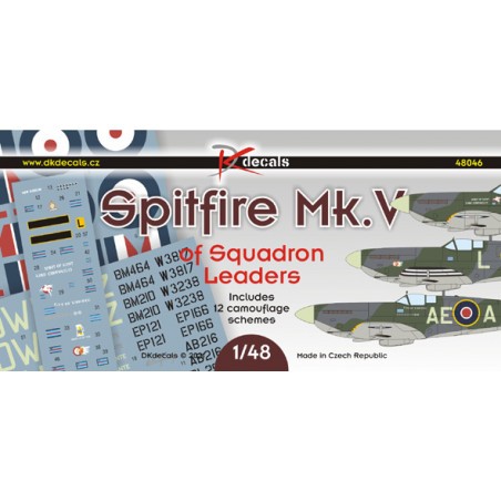 Decals Supermarine Spitfire Mk.V of Squadron Leaders 