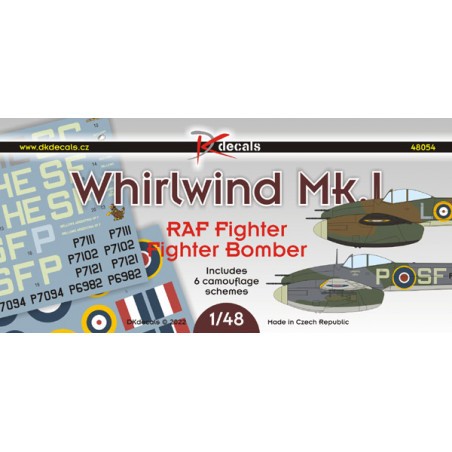 Decals Westland Whirlwind Mk.IWestland Whirlwind 