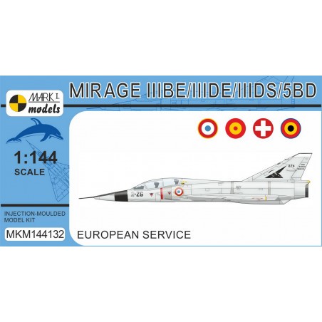 Dassault Mirage IIIBE/DE/DS/5BD Two-seater 'European Service' Model kit