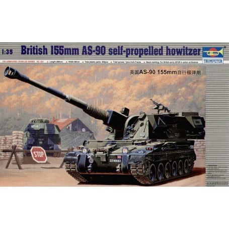 British 155mm AS-90 self propelled howitzer Model kit