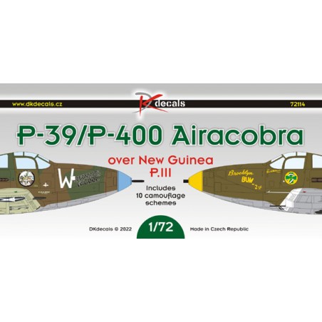 Decals Bell P-39/P-400 Airacobra over New Guinea, Pt.31. P-400 Airacobra 