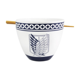 ATTACK ON TITAN - Ramen Bowl with Chopstick 470ml - Emblem 
