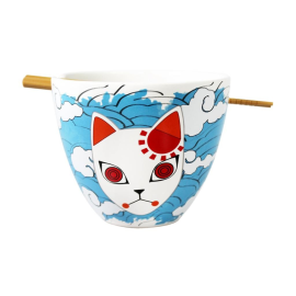 DEMON SLAYER - Ramen Bowl with Chopstick 470ml - Tanjiro Mask 