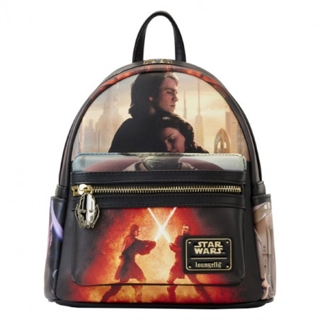 SW Star Wars Loungefly Mini Backpack Revenge Of The Sith Scene 