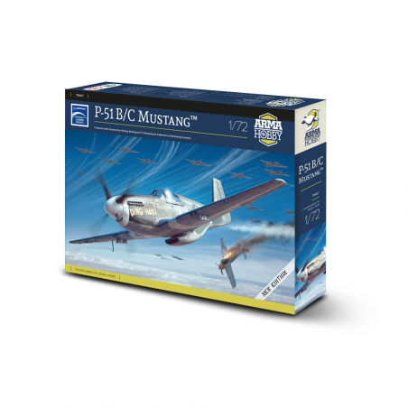 North-America P-51B/C Mustang™ plastic/mask/3xdecal Techmod (kit replaced discontinued AH70038)