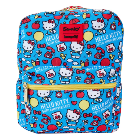 Hello Kitty by Loungefly backpack Mini 50th Anniversary AOP Bag 