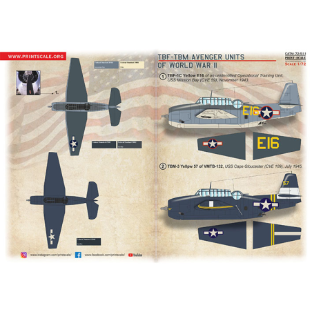 Decals Grumman TBF-TBM Avenger Units of World War II 1 