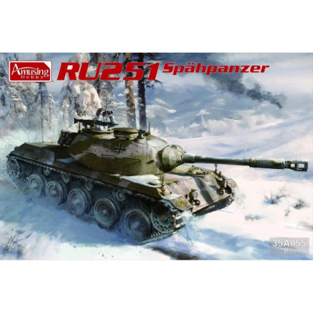 AMUSING HOBBY: 1/35; Spähpanzer Ru 251 Model kit 