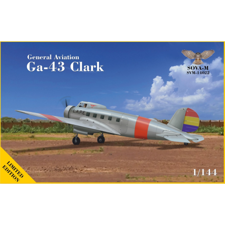 GA-43 'CLARK' PASSENGER AIRPLANE (LAPE airline) Model kit 