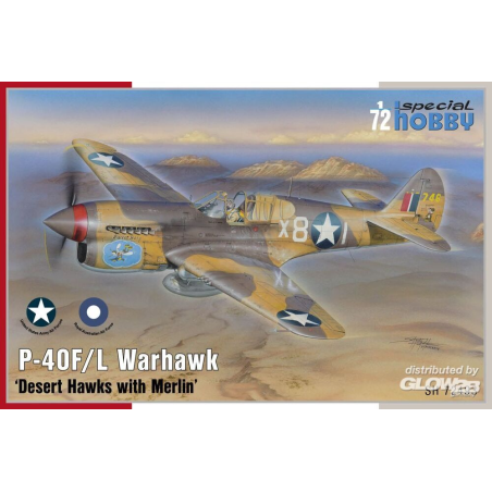 P-40F/L Warhawk 'Desert Hawks with Merlin' Model kit 