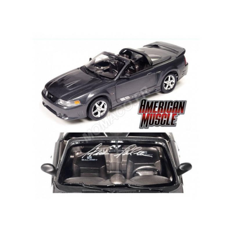FORD MUSTANG SALEEN S281 SC SPEEDSTER 2003 ANTHRACITE "DARK SHADOW GREY" WITH AUTOGRAPH Die cast 