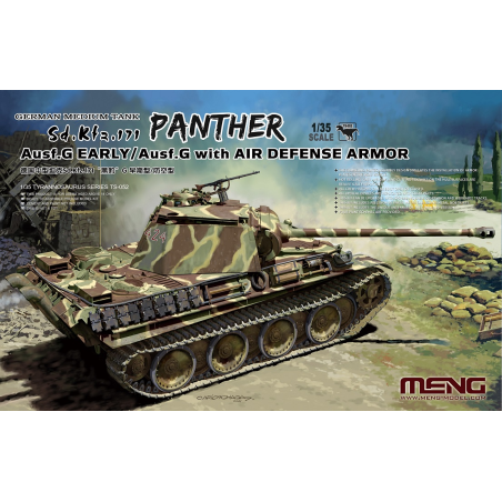 PANTHER AUSF.G EARLY/AUSF.G WITH AIR DEFENSE ARMOR Model kit 