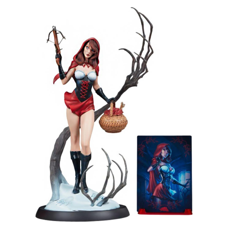Sideshow Collectibles J Scott Campbell - Red Riding Hood Statue 