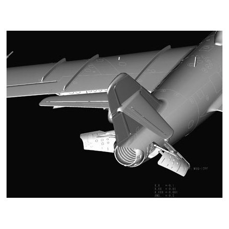 Trumpeter Soviet MIG-17PF Fresco D Fighter Bomber Aircraft 1//48 Model Jet 80336
