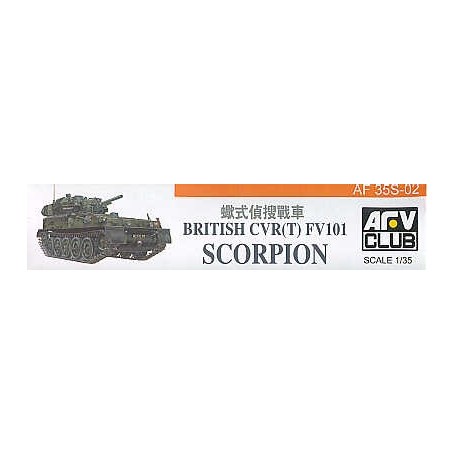 AFV Club AF35S02 1//35 Scale British CVR T Fv101 Scorpion for sale online