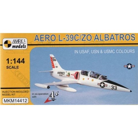 Aero L-39C / L-39ZO Albatros In USAF & USN USMC Colours 1/144 - MARK I Models M14412 Model kit