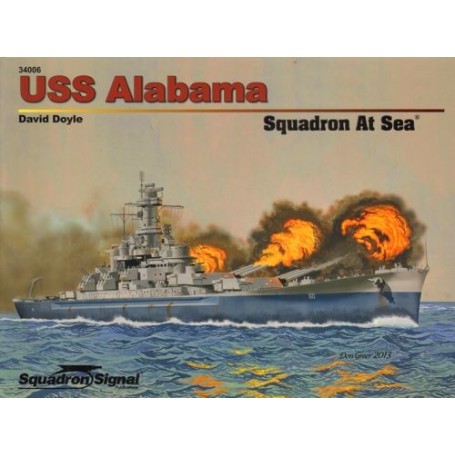 Book USS Alabama at Sea (soft) 