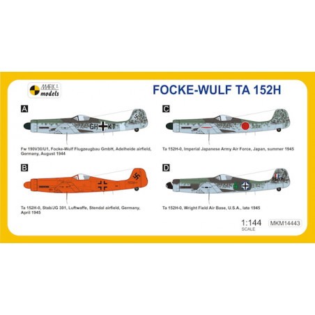Focke-Wulf Ta 152H 'Special Schemes' The Ta 152H was one of the ultimate and finest German fighters of WWII, primarily designed 