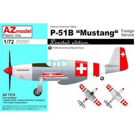 North-American P-51B Mustang Foreign Service, LE Model kit