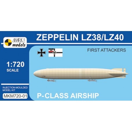 Zeppelin P-class LZ38/LZ40 'First Attackers'	(Imperial German Flying Corps, Imperial German Navy)Rigid airships (or dirigibles) 